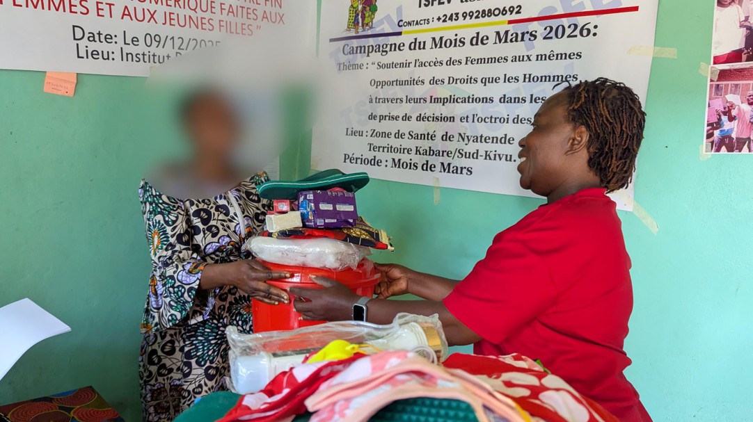 Distribution d'aide aux bénéficiaires, Bukavu